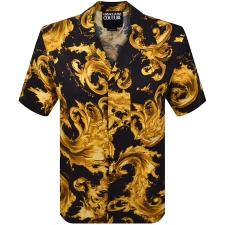 Versace Jeans Couture Bowling Shirt Black | Mainline Menswear us